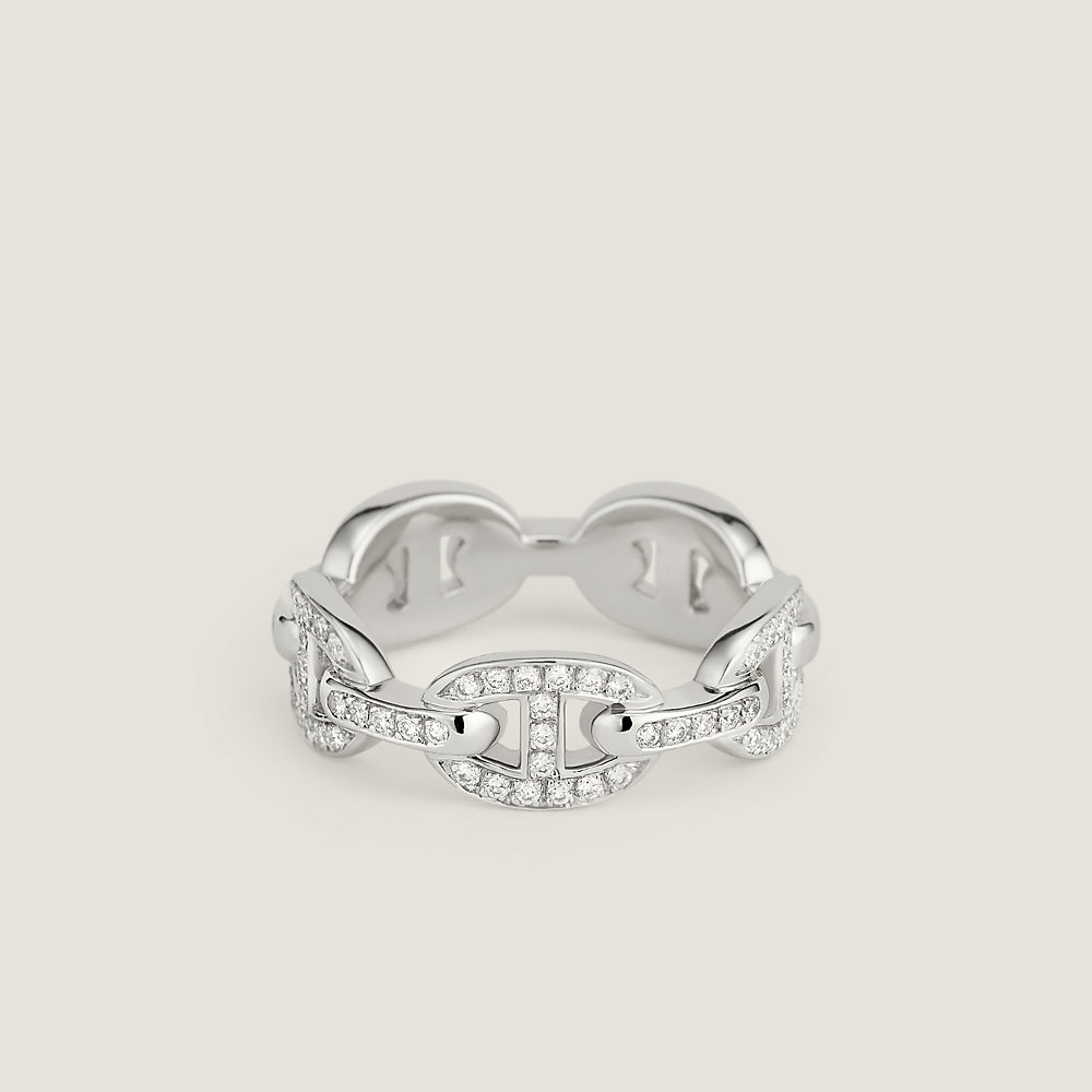 【HERMES】Chaine d'ancre Enchainee ring, small model Chaine d'ancre Enchainee ring, small model | Hermès USA